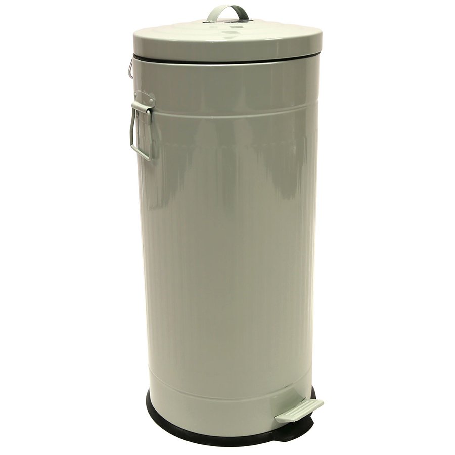 Charles Bentley Retro 30L Pedal Bin - Green Charles Bentley Retro 30L Pedal Bin - Green